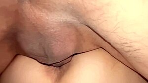 Pink pussy closeup 50 days post virginity loss licking