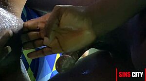 Horny Ebony With Huge Natural Tits Bends Over for Boyfriend's Hard Doggystyle Pounding