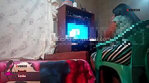 desi chubby housewife gets fucked hard by repairman creampie at home homemade 😈