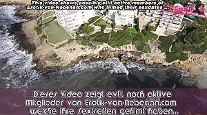 WOW! Skinny German Blonde MILF FICKS OUTDOOR in Sneakers!