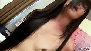 skinny thai teen soaps up tourist dick no condom holiday quickie