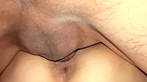 Pink pussy closeup 50 days post virginity loss licking