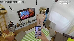 redhead bbw masseuse lady spreads for deep client fuck