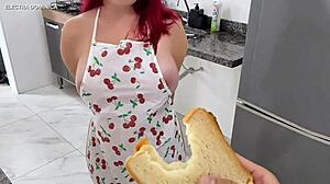 i watched latina maid clean then strip naked i couldnt resist her