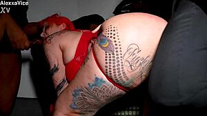 Curvy Bodybuilder Babe's All Holes Gaped in Interracial Gangbang with Monster Cocks Dap