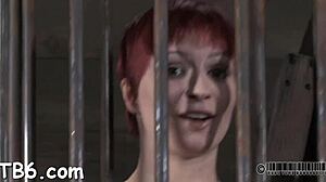 posing in s&m contest turns into hardcore doggystyle fucking blowjob competition