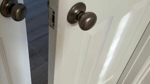 Hubby spies my swollen pussy vibing to orgasm.