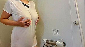 Married Woman Dildos in Bathroom Full Scene