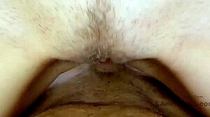 Sexy brunette model strips for casting then gets fucked deep on sofa by daddy