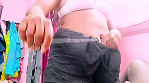 Indian Big Ass Housewife Rides Cowgirl with Telugu Dirty Talk