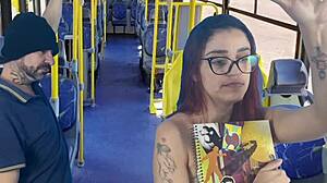 Hey girl, wanna see this miniskirt teen fingered hard by stranger on public bus?