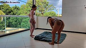 Guy Pounds Two Slutty Whores' Asses After Easy Task Reward
