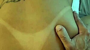 Kalena Mitrak squirts begging two guys to use her as dirty puta creampie anal