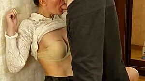 what a savage mouth fuck on that young skirt socked hottie! 😲🍆💦