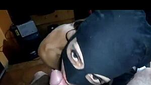 She Sucks My Cock So Hard And Deep.