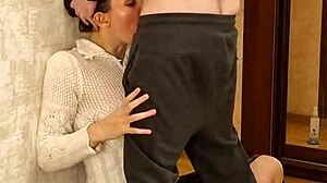 what a savage mouth fuck on that young skirt socked hottie! 😲🍆💦