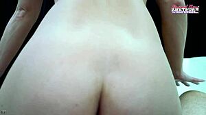 horny slim brunette mercedez stuffs vibro deep in pussy then sucks cock