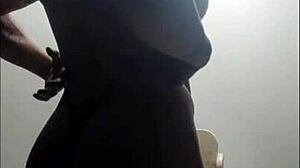 hot brazilian fitness babe teases strips and flaunts her huge clit