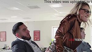 gangbang moans shatter work myths in freeuse teen orgy