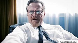 Old Man Bends Religious Big Tit Teen Doggystyle for Hardcore Fuck Attempt