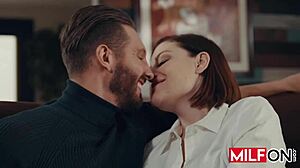 horny big tit milf sovereign syre fucks hubby's boss hard! 🍆💦😈