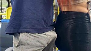 Hey girl, wanna see this miniskirt teen fingered hard by stranger on public bus?