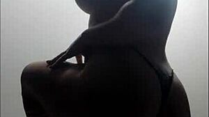 hot brazilian fitness babe teases strips and flaunts her huge clit