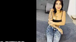 ciara ivy screams in first anal creampie latina casting debut