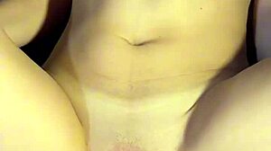 heart pounding as i flood her belly deep inside during our dorm passion