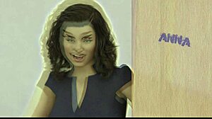 i can't stop stroking my futanari cock in this lesbian game masturbation part 1