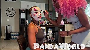 yo clown, watch cleo panda ride that bbc after sloppy bj?