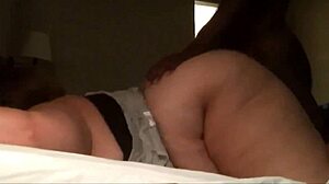 Chubby Slut Endures Rough Doggystyle Pounding From Massive Black Cock