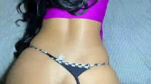 brazilian housewife dances then takes two creampies from friend