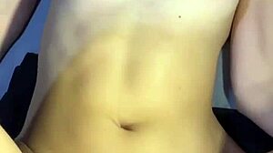 heart pounding as i flood her belly deep inside during our dorm passion