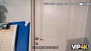 debtor's tight pussy and asshole pay debt in hardcore pov all holes