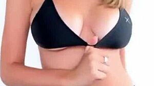 Boutinela black bikini thong ass worship compilation