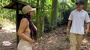 Savannah Watson Gets Ranger Cum on Huge Tits