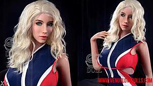 Premium athletic asian sex doll venus gets intense fucking