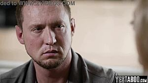 Big tits mature milf granny takes anal threesome pounding from tenant's monster cock and wife