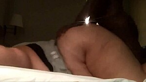 Chubby Slut Endures Rough Doggystyle Pounding From Massive Black Cock