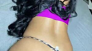 brazilian housewife dances then takes two creampies from friend