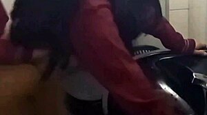 college students caught fucking doggystyle in public school bathroom