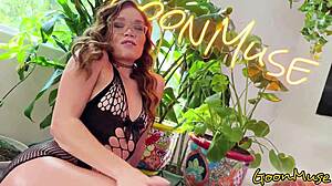 naughty katie kush spots a massive cock and loses all control over her urges