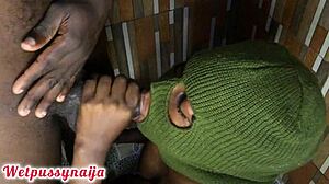 WetPussyNaija's Big Booty Sucks And Rides Big Black Ghana Dick Hard