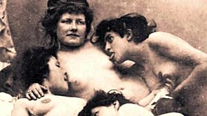 20th Century Group Orgy Fucks Vs 19th Century Retro Beaver Blast!