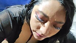 what if sexy latina's anal addiction leads to rough creampie riding frenzy?