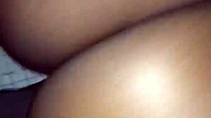 LOOK at This Young Ebony Bitch Begging Hair Pull While Monster Cock Pounds Her Wet Pussy!