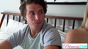 Blake Blossom juicy ass tempts stepbro steals his creampie seed