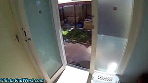 Chubby Aussie Lesbians Share Intimate Outdoor Moments