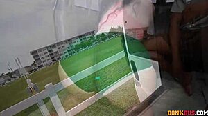 ever wonder what's under that yoga gear on her thick bus-ready ass?